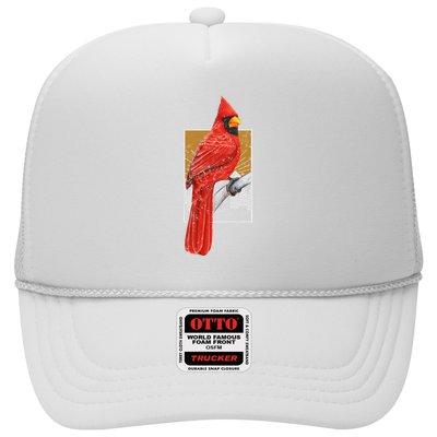 Red Cardinal Bird Watcher Bird Watching Vintage Nature Bird Trucker Hat