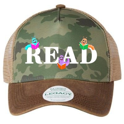 Read Cute Book Worms Legacy Tie Dye Trucker Hat