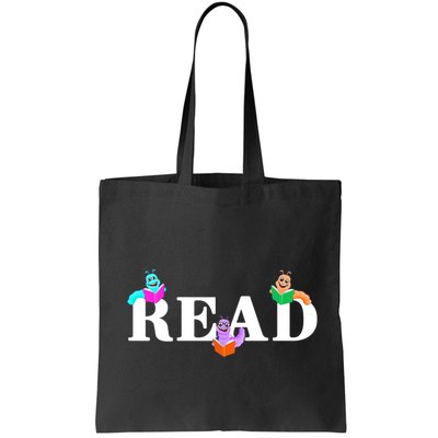 Read Cute Book Worms Bag
