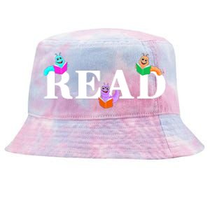 Read Cute Book Worms Tie-Dyed Bucket Hat