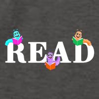 Read Cute Book Worms Vector Backpack
