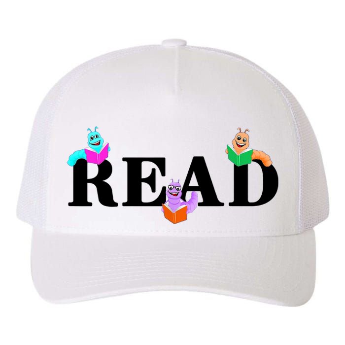 Read Cute Book Worms Yupoong Adult 5-Panel Trucker Hat