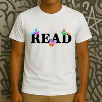 Read Cute Book Worms T-Shirt