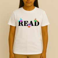 Read Cute Book Worms T-Shirt