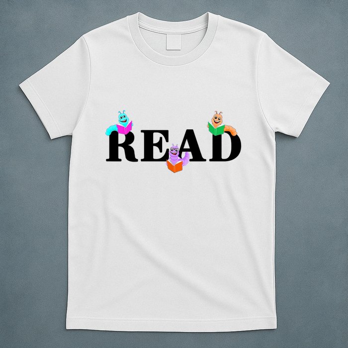 Read Cute Book Worms T-Shirt