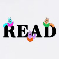 Read Cute Book Worms T-Shirt