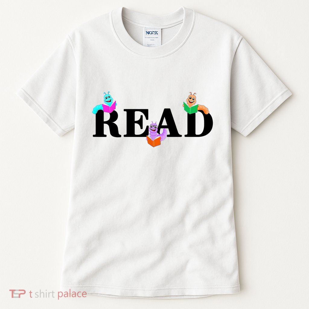 Read Cute Book Worms Tall T-Shirt