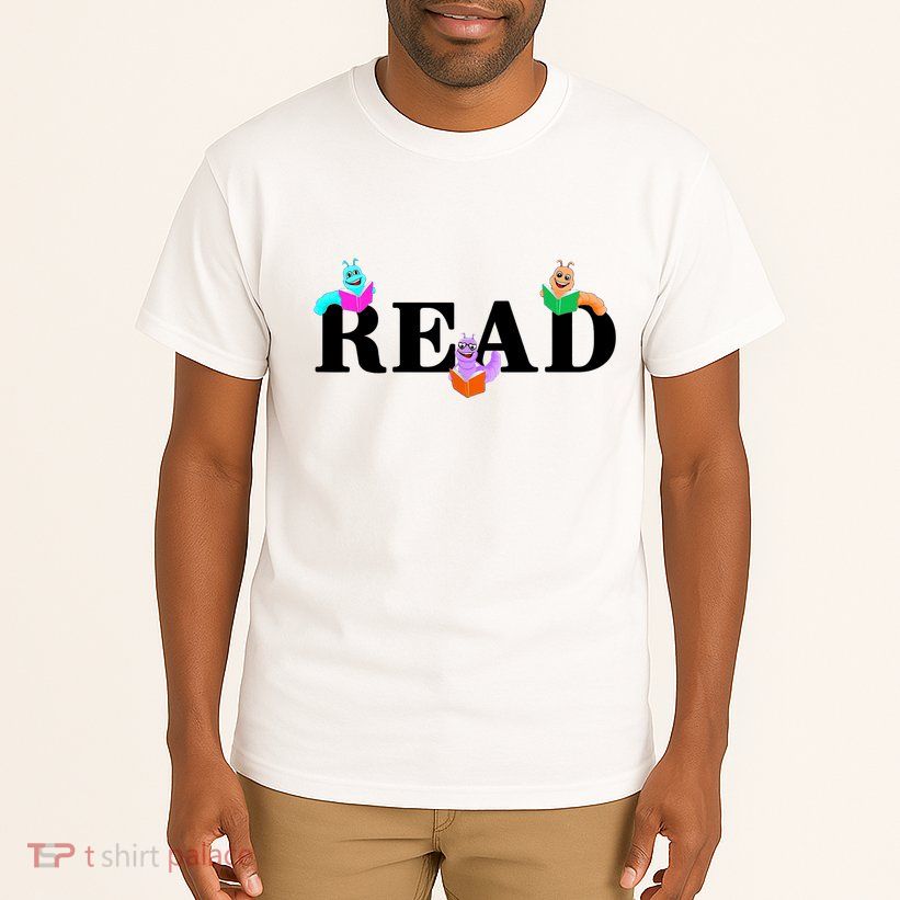 Read Cute Book Worms Tall T-Shirt