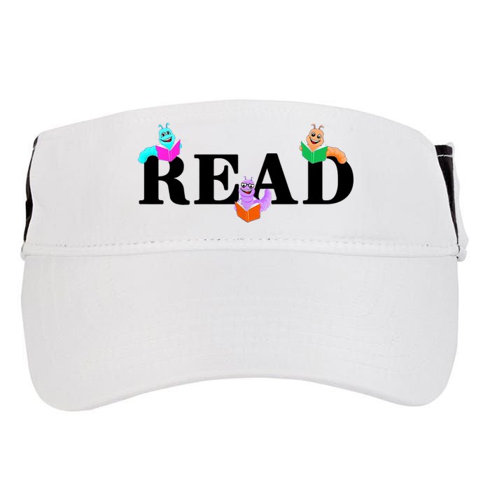 Read Cute Book Worms Adult Drive Performance Visor