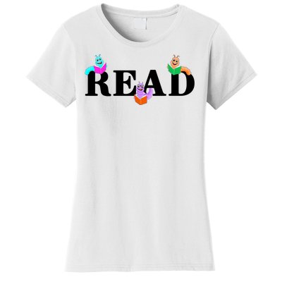 Read Cute Book Worms Women's T-Shirt