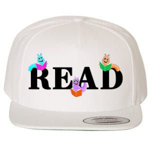 Read Cute Book Worms Wool Snapback Cap