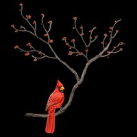 Red Cardinal Bird Lovers Birdwatching Birding Vintage Meaningful Gift Backpack