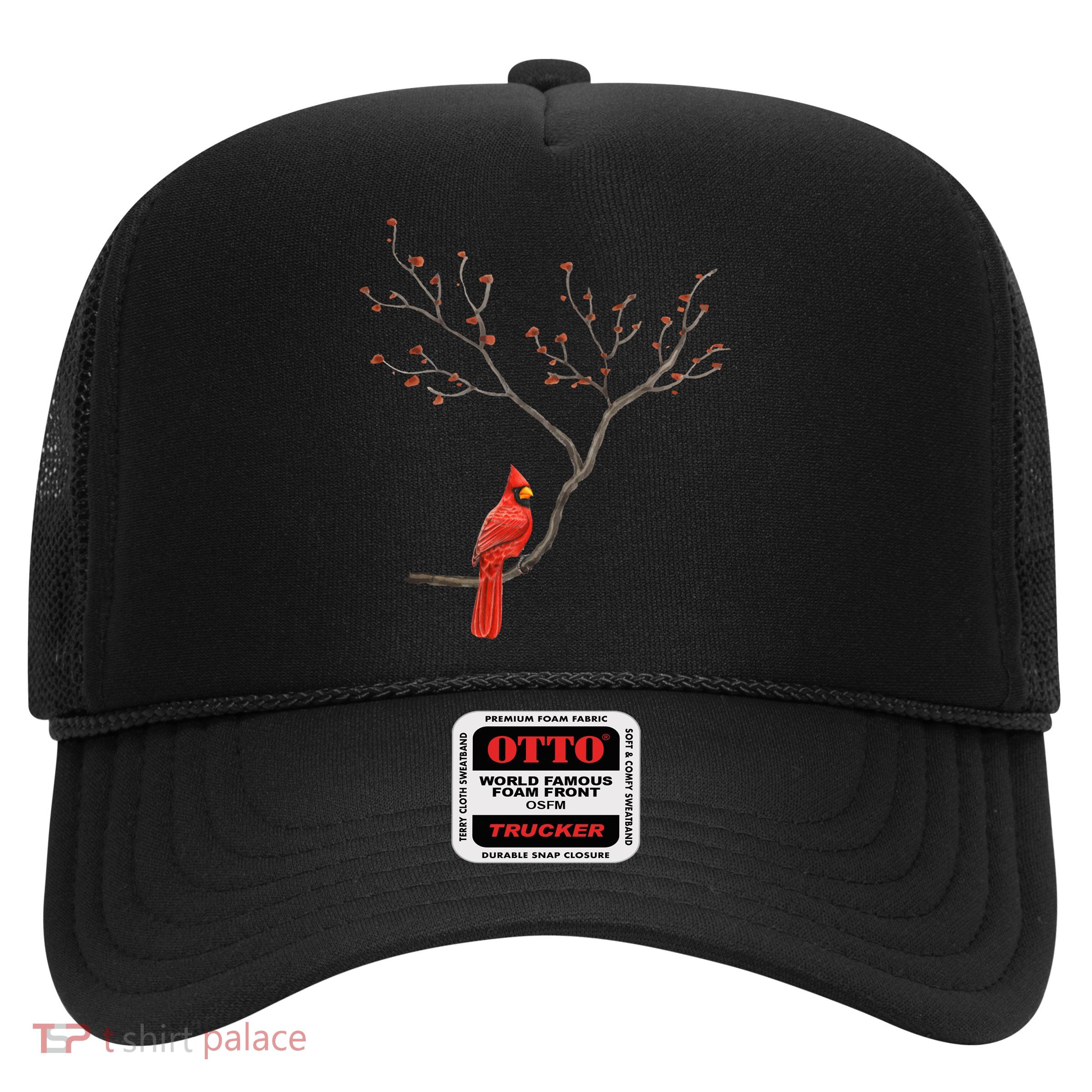 Red Cardinal Bird Lovers Birdwatching Birding Vintage Meaningful Gift Trucker Hat