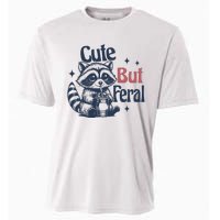 Raccoon Cute But Feral Vintage Cooling Performance Crew T-Shirt