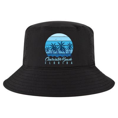 Retro Clearwater Beach Florida Cool Comfort Performance Bucket Hat