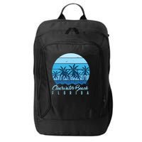 Retro Clearwater Beach Florida City Backpack