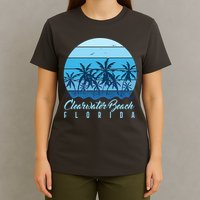 Retro Clearwater Beach Florida T-Shirt