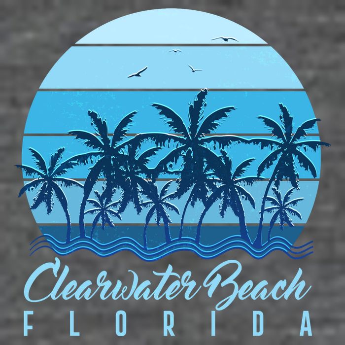 Retro Clearwater Beach Florida T-Shirt