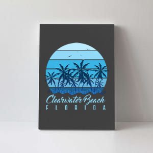 Retro Clearwater Beach Florida Canvas