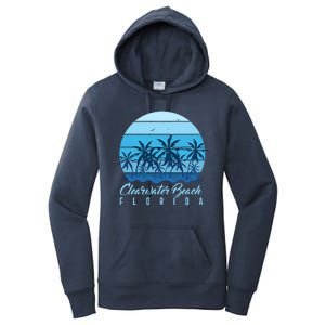 Retro Clearwater Beach Florida Women's Pullover Hoodie