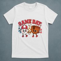 Retro Cartoon Baseball Game Day T-Shirt
