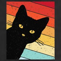 Retro Cat Black Cat Vintage Cat Cat Tumbler