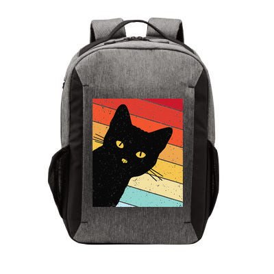 Retro Cat Black Cat Vintage Cat Cat Vector Backpack