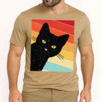 Retro Cat Black Cat Vintage Cat Cat Performance Shirt