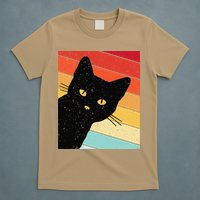 Retro Cat Black Cat Vintage Cat Cat T-Shirt