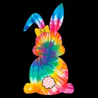 Rainbow Colorful Bunny Apron