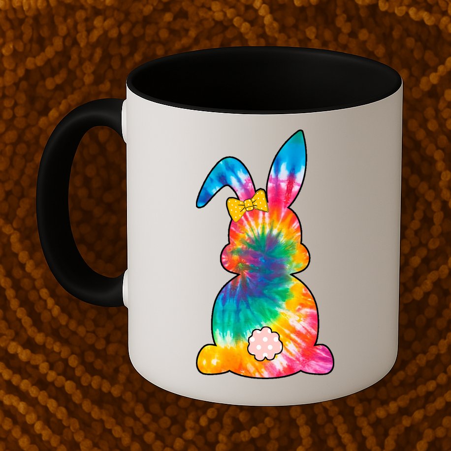 Rainbow Colorful Bunny Mug