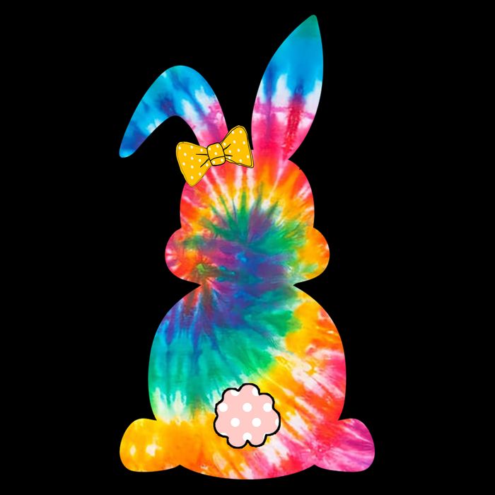 Rainbow Colorful Bunny Polo