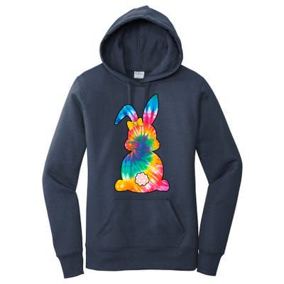 Rainbow Colorful Bunny Women's Pullover Hoodie