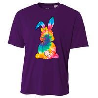 Rainbow Colorful Bunny Cooling Performance Crew T-Shirt