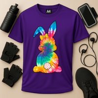 Rainbow Colorful Bunny Performance Shirt