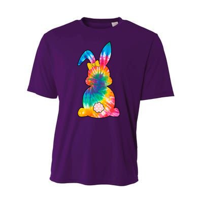 Rainbow Colorful Bunny Performance Sprint T-Shirt