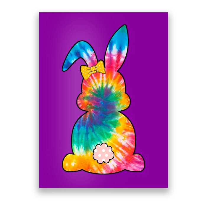 Rainbow Colorful Bunny Poster