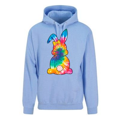 Rainbow Colorful Bunny Unisex Surf Hoodie