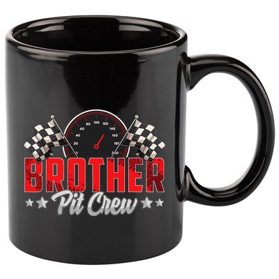 Race Car Birthday Party Racing Family Brother Pit Crew 11oz C Handle Ceramic Mug