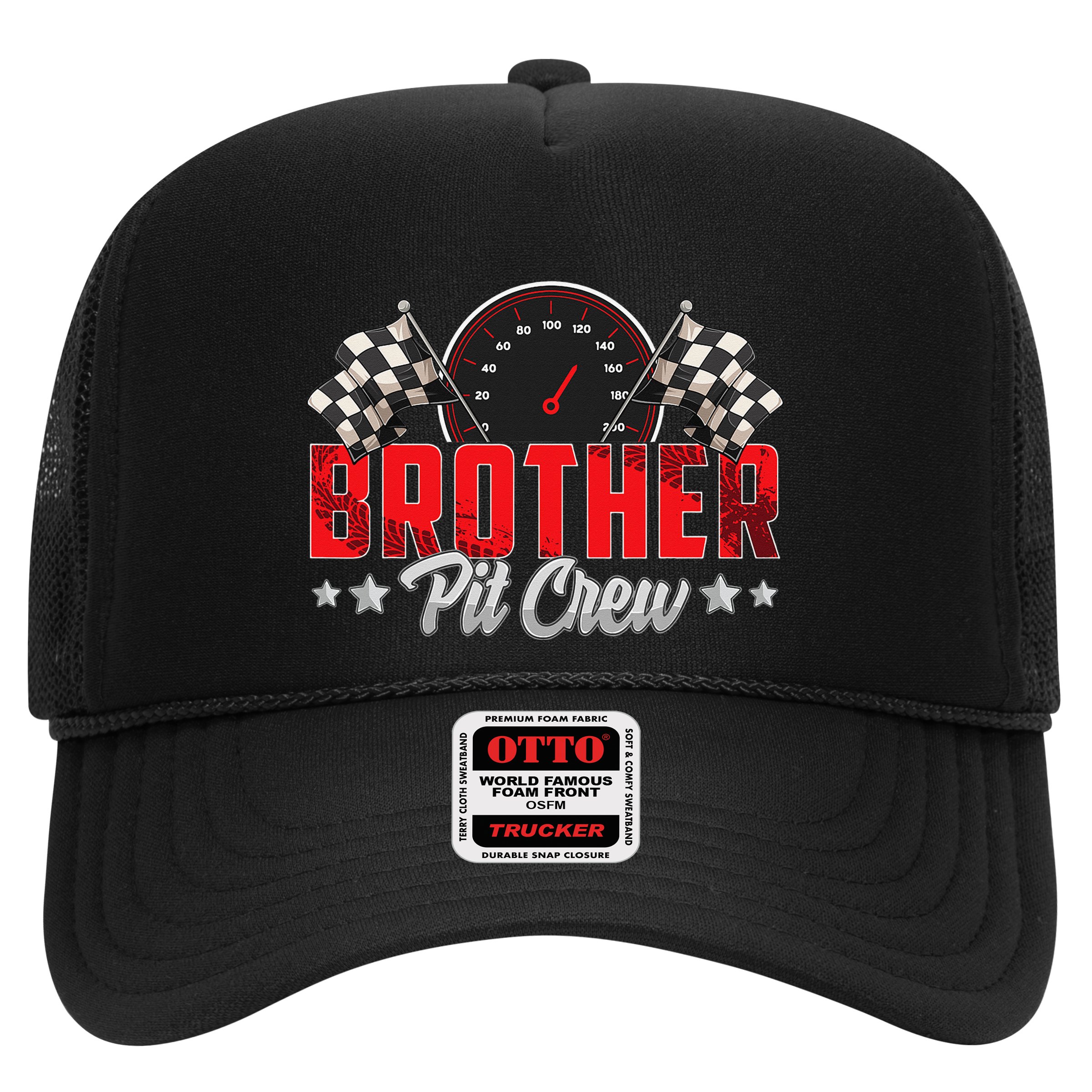 Race Car Birthday Party Racing Family Brother Pit Crew Hat