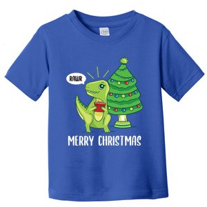 Rawr Christmas Baby Dinosaur Lover Xmas Trex Paleontology Funny Gift Toddler T-Shirt