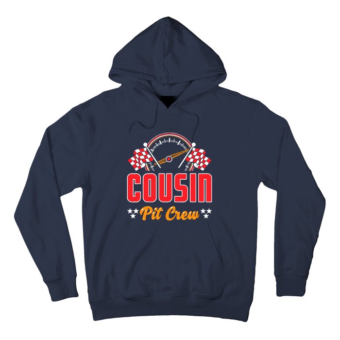 Race Car Birthday Party Matching Family Cousin Pit Crew Hoodie