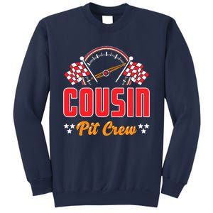 Race Car Birthday Party Matching Family Cousin Pit Crew Sweatshirt