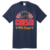 Race Car Birthday Party Matching Family Cousin Pit Crew Tall T-Shirt