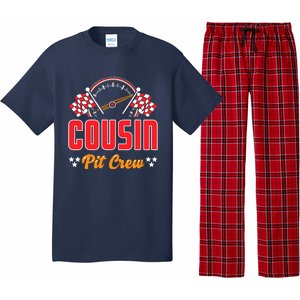 Race Car Birthday Party Matching Family Cousin Pit Crew Pajama Set