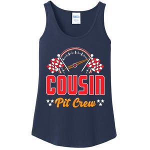 Race Car Birthday Party Matching Family Cousin Pit Crew Ladies Essential Tank