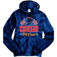 Race Car Birthday Party Matching Family Cousin Pit Crew Tie Dye Hoodie