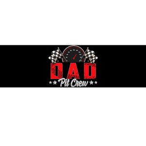 Race Car Birthday Party Racing Family Dad Pit Crew Bumper Sticker