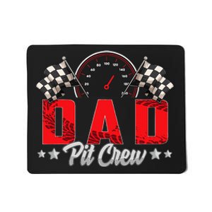 Race Car Birthday Party Racing Family Dad Pit Crew Mousepad