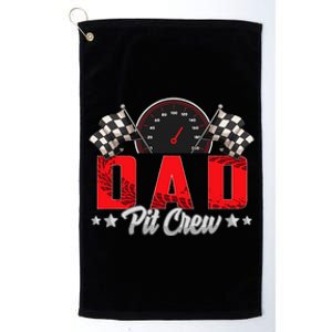 Race Car Birthday Party Racing Family Dad Pit Crew Platinum Collection Golf Towel